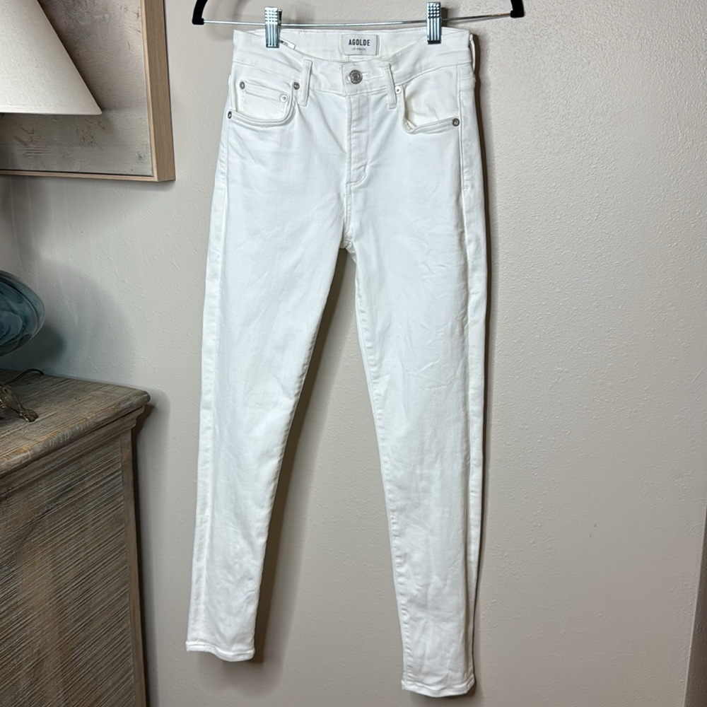 Agolde‎ White Skinny Sophie Jeans - size 25